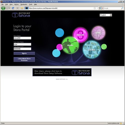 Login Stora