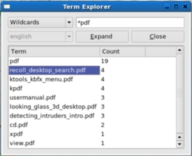 Term Explorer в действии