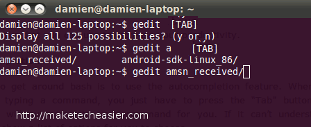 Автозаполнение Bash