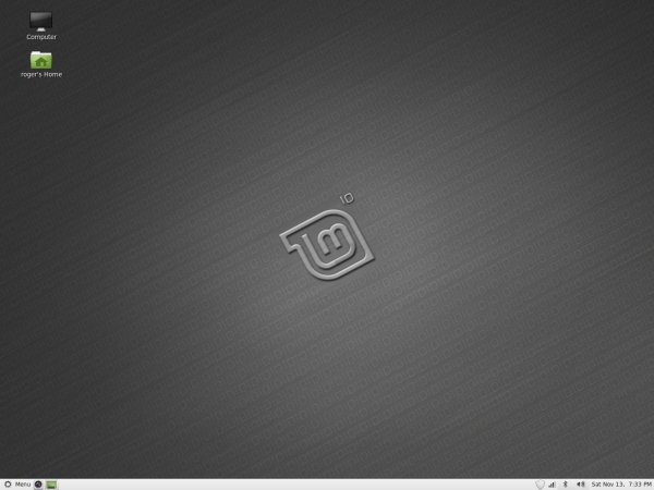 рабочий стол Linux Mint