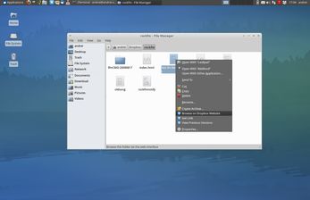 Интеграция Dropbox с Thunar