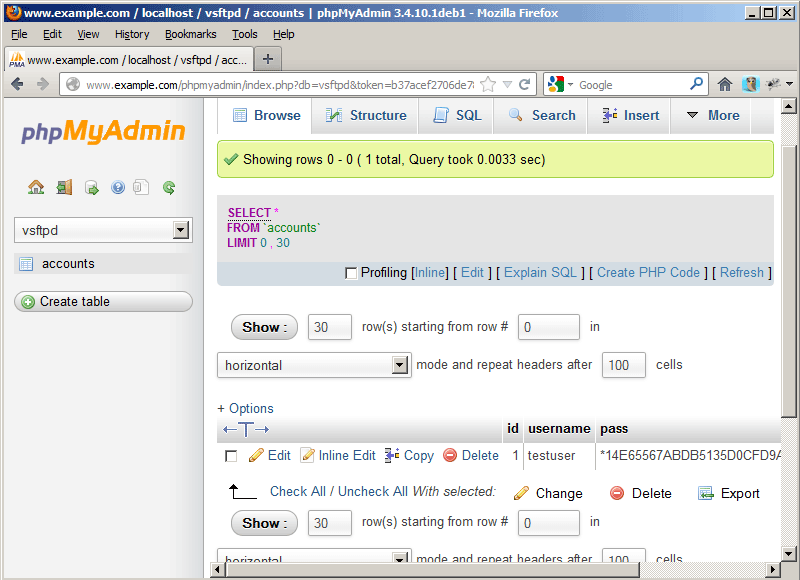 phpMyAdmin