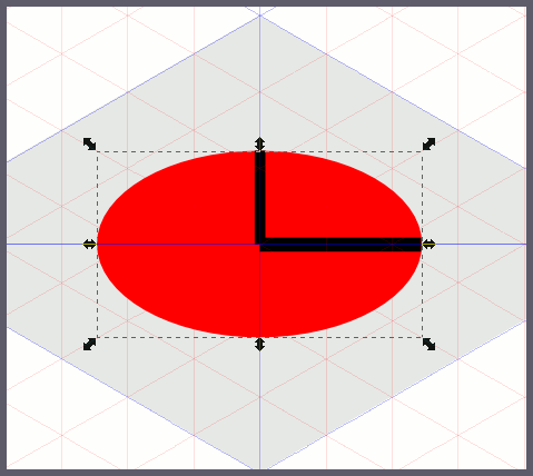 Inkscape: эллипс