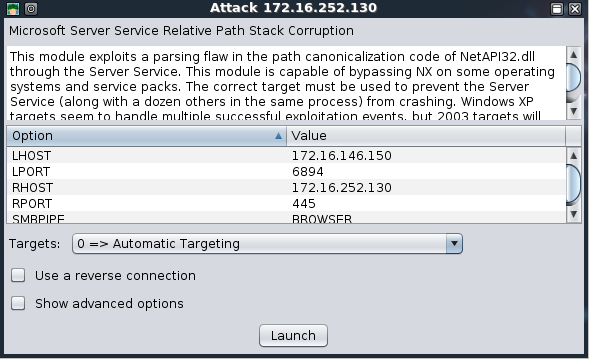 Launch Attack