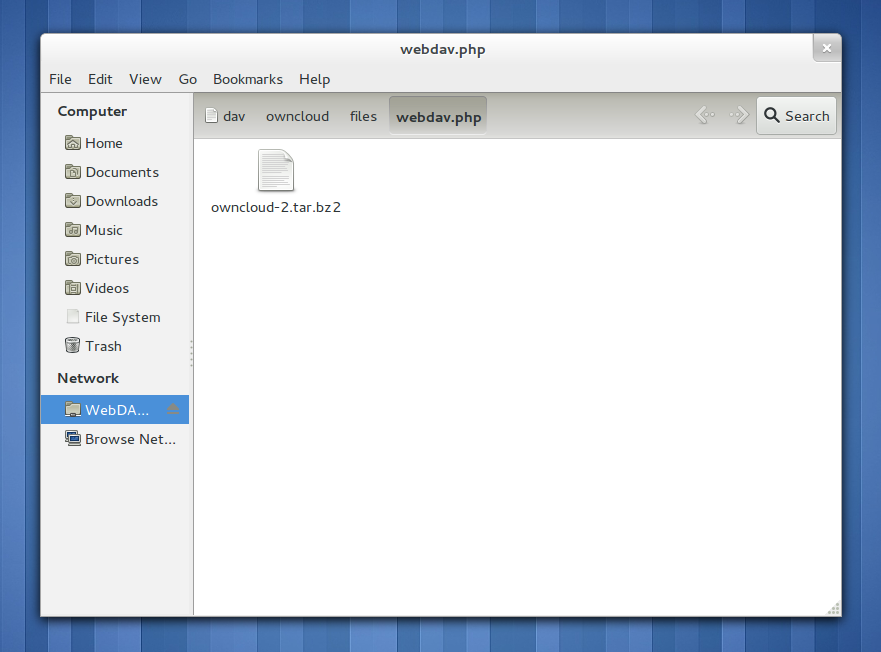 подключение к WebDAV