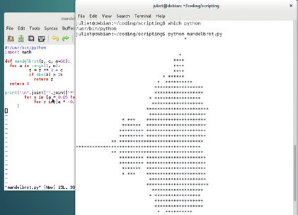 Исполнение сценария на языке Python