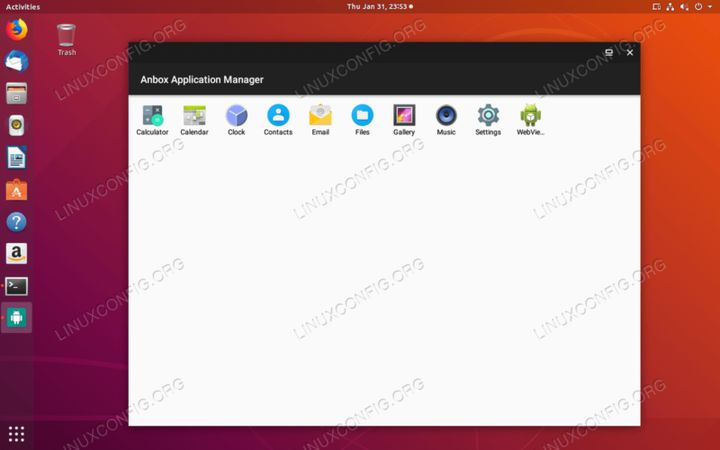Запуск Anbox в Linux