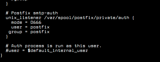 настройка SMTP